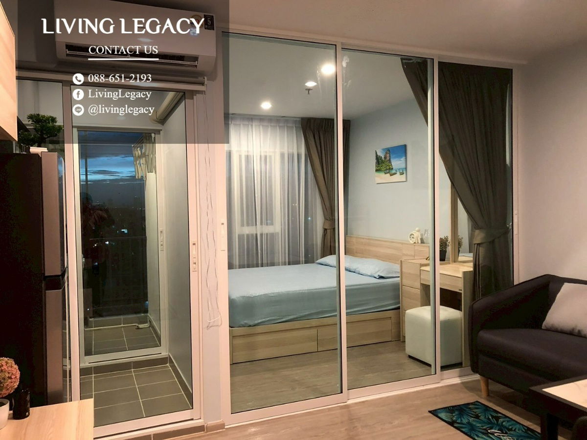 picture SX9QID Condo For Rent Regent Home Bangna 28 Sq.M. Floor 17 Building B line id : @livinglegacy - 3/12