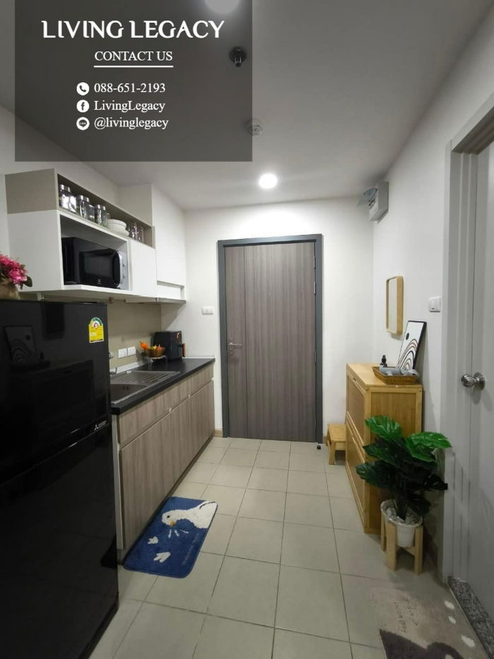 รูป LWZO59V6 ให้เช่าคอนโด Supalai Veranda Ramkhamhaeng 28.04 ตร.ม. ชั้น 7 ตึก C line id : @livinglegacy - รูปที่ 4/9