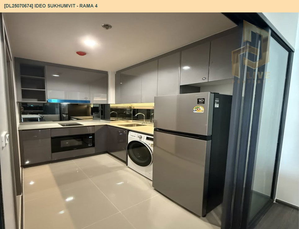 picture DL25070674 Condo for rent, IDEO Sukhumvit - Rama 4 near -, ready to move in, call urgently 0656133286 LineID @655ebbvc - 5/8
