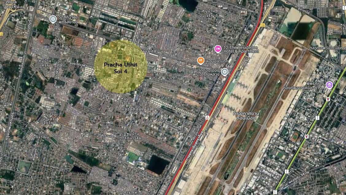 รูป ขายบ้านในซอยประชาอุทิศ 4 ทะลุออกถนนสรงประภาได้ ใกล้สนามบินดอนเมือง ! - รูปที่ 1/3