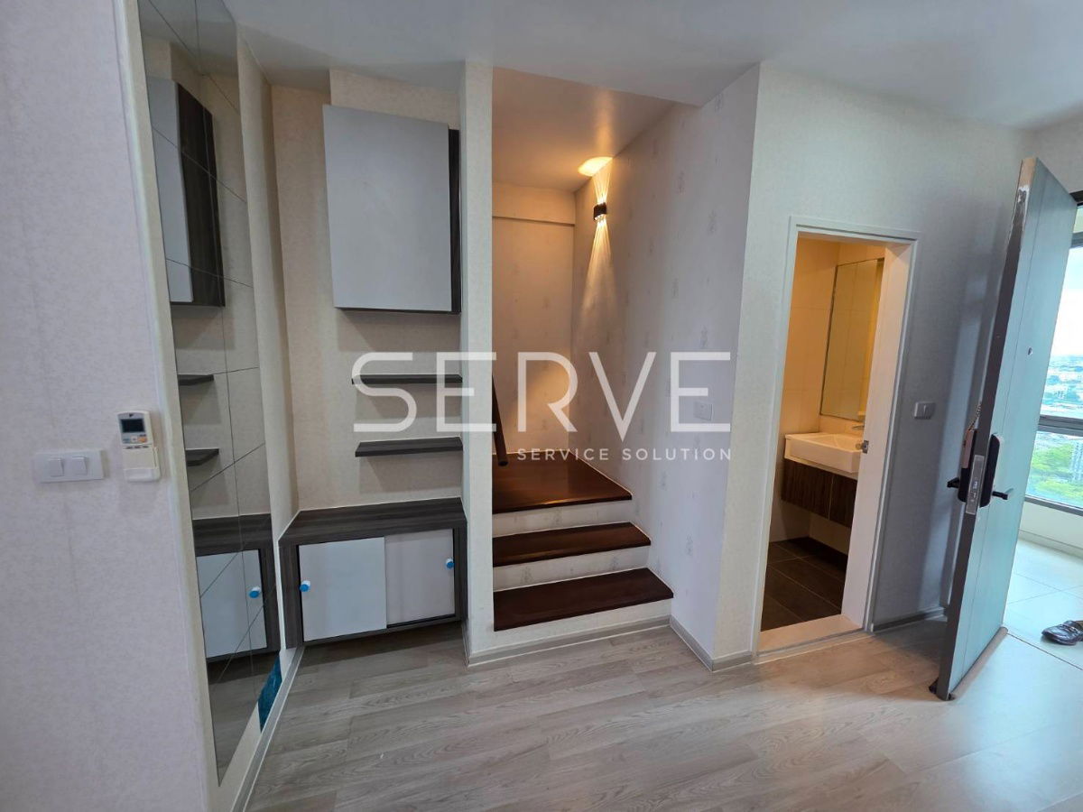 picture Duplex 1Bed High Floor Unblock view Fully Furnished Good Location Close to MRT  Huai Khwang station 100 m @ Centric Ratchada - Huai Khwang - 9/10