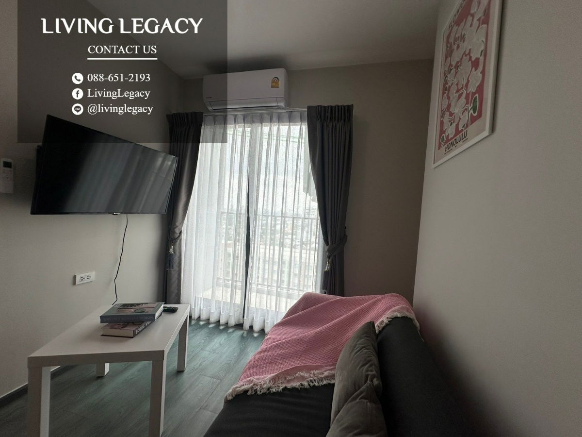 รูป SKK8EV ให้เช่าคอนโด Rich Park @ Triple Station 30 ตร.ม. ชั้น 30 line id : @livinglegacy - รูปที่ 2/14
