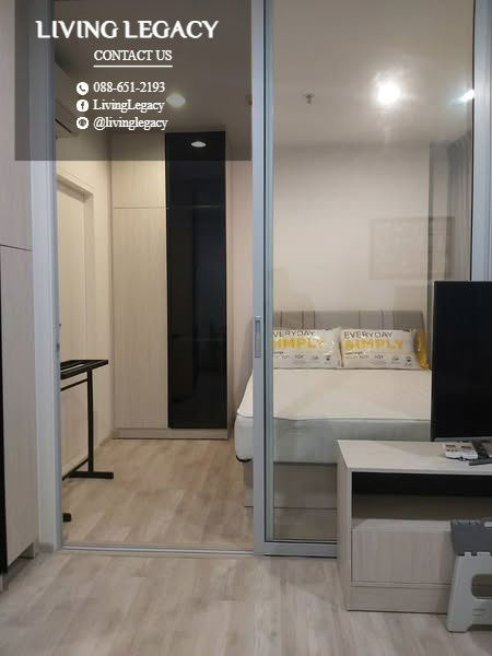 picture SZMGAG Condo For Rent Niche Mono Ramkhamhaeng 28.75 Sq.M. Floor 16 Building B line id : @livinglegacy - 5/6