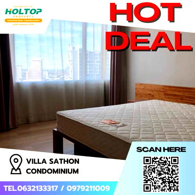 คอนโดให้เช่า : #Z1527 ให้เช่า Villa Sathon Condominium 