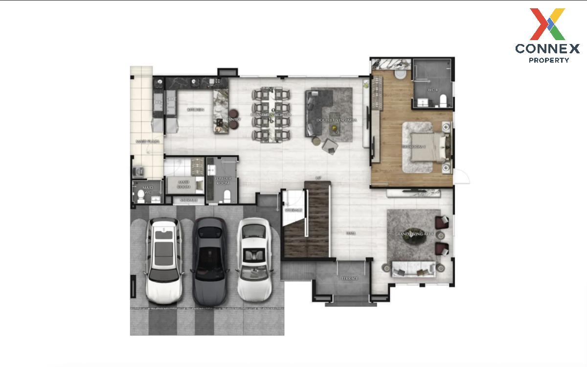 picture For Sale House , Grand Bangkok Boulevard Bangna km.15 , Bang Chalong , Bang Phli , Samut Prakarn , CX-126012 ✅ Live chat with us ADD LINE @connexproperty ✅  - 2/3