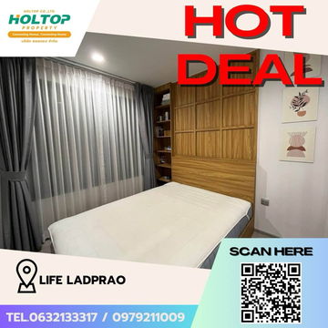 #Z1524 Condo for rent: Life Ladprao