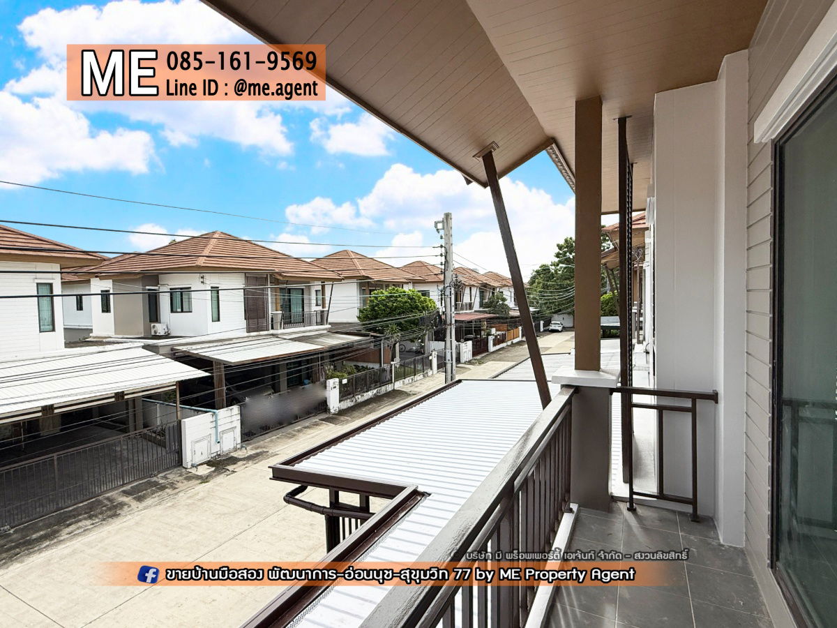 รูป ให้เช่า บ้านเดี่ยวรีโนเวทใหม่ พฤกษาวิลล์ 73 พัฒนาการ 38 อยู่ต้นโครงการ เฟอร์ครบ พร้อมเข้าอยู่ ใกล้สุขุมวิท-ทองหล่อ โทร 064-954-9619 (RBA31-39) - รูปที่ 10/15
