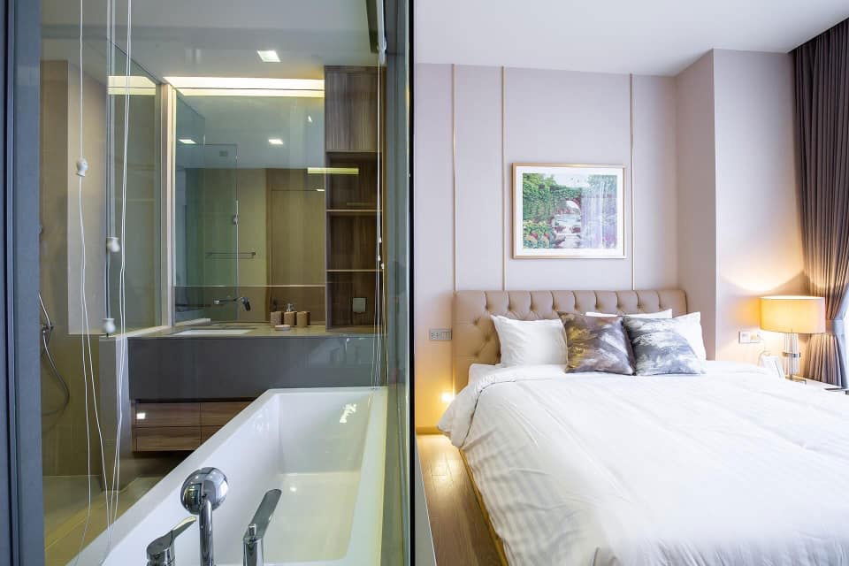 รูป ✅ ✅ The ESSE Asoke , Super Luxury 1 ห้องนอน พร้อมเข้าอยู่ ติดต่อไลน์ @bktasset โทร 095-325-8928 - รูปที่ 2/15