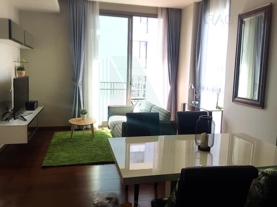 รูป 🚩 ให้เช่าคอนโด ควอทโทร บาย แสนสิริ อาคาร A ชั้น 27 1 ห้องนอน ขนาด 58.00 ตรม ใกล้ Major เอกมัย - รูปที่ 3/8