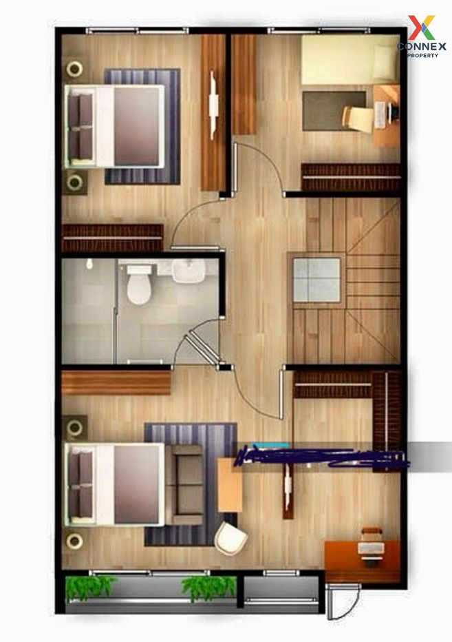 picture For Rent Townhouse/Townhome  , The Connect 10 Bearing Station , Samrong Nuea , Mueang Samut Prakan , Samut Prakarn , CX-125928 ✅ Live chat with us ADD LINE @connexproperty ✅  - 2/3