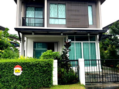 บ้านเดี่ยวให้เช่า : 🏡✨ บ้านเดี่ยวให้เช่า โครงการ “ฮาบิเทีย ออบิท หทัยราษฎร์” พร้อมเฟอร์ 55 ตร.วาบรรยากาศร่มรื่น เงียบสงบ เหมาะกับการอยู่อาศัย #รับต่างชาติ