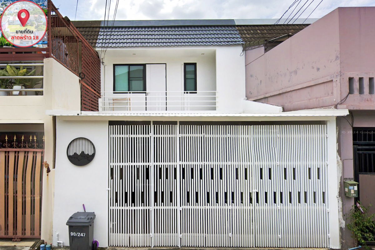 picture 🟢For Sale🟢Empty land 294 sq.w. Lat Phrao 18 near MRT, beautiful house, fully furnished📱ADD LINE @nathong97 (reply ⚡ 24 Hr) P591 - 19/20