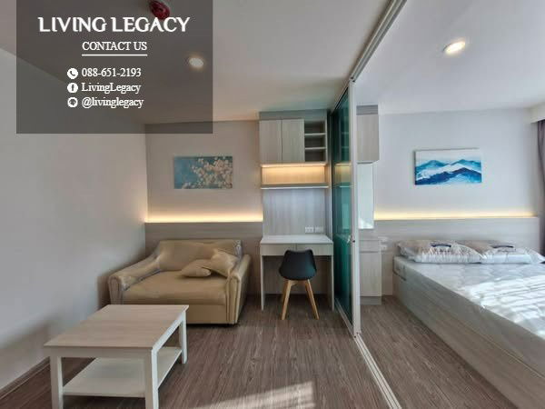 รูป STV1PZ ให้เช่าคอนโด Regent Home Bangna 28 ตร.ม. ชั้น 9 ตึก B line id : @livinglegacy - รูปที่ 3/5