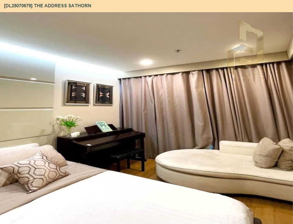 รูป DL25070679 ให้เช่าคอนโด ดิ แอดเดรส สาทร (The Address Sathorn) ใกล้ BTS เซ็นต์หลุยส์ พร้อมเข้าอยู่ โทรด่วน 0638692663 LineID @534wlwof - รูปที่ 5/10