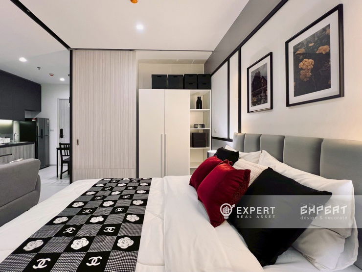 รูป ‼️ให้เช่าคอนโดใหม่‼️ ตกแต่งพร้อมอยู่ 🏬  Grow รัตนาธิเบศร์ - ทำเลดีติดถนนใหญ่ 🚆  ติดรถไฟฟ้า 0 เมตร MRTไทรม้า(สายสีม่วง)เชื่อมต่อสถานีเตาปูน - รูปที่ 4/42