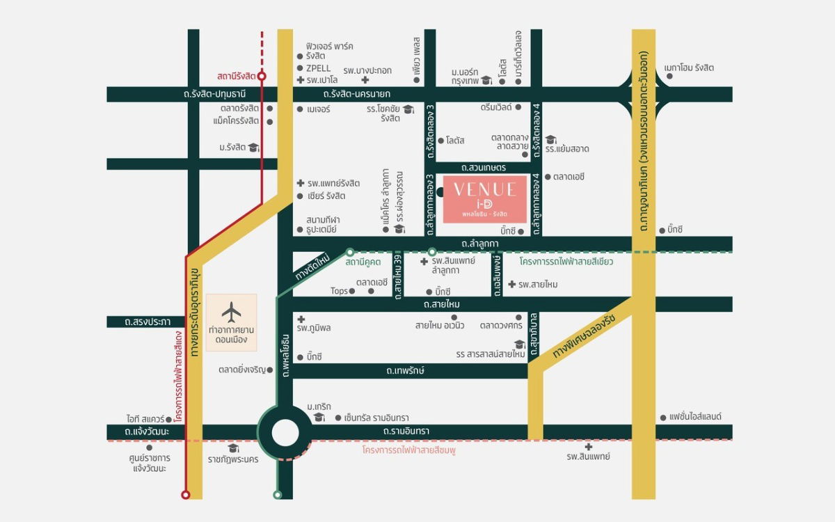 รูป บ้านเดี่ยว เวนิว ไอดี พหลโยธิน - รังสิต  สไตล์โมเดิร์น ไม่เคยเข้าอยู่ ทำเลดีที่สุดในโครงการ! พร้อมส่วนกลางจัดเต็ม !!! ทำเลศักยภาพใกล้ถนนพหลโยธิน - รูปที่ 15/15