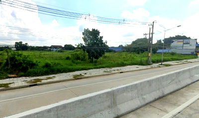 Land for sale Bang Lamung Chonburi : Land for sale, Pattaya, Sattahip, Na Jomtien, size 7 rai 1 ngan 37 sq wa, on Sukhumvit Road