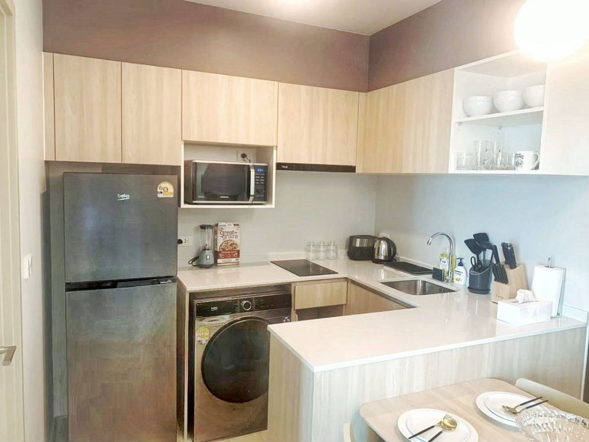 picture Condo for rent: Nue Mega Plus Bangna, ready to move in. If interested, contact Line @goodmanpro or call 0999029192. - 5/8