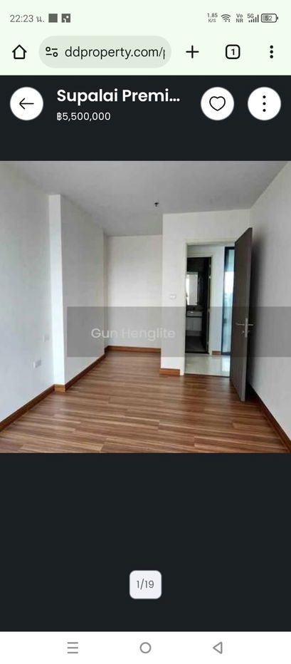 รูป คอนโด ศุภาลัยพรีเมียร์เจริญนคร 5.5ล้านบาท52 ต.ร.ม. - รูปที่ 2/21