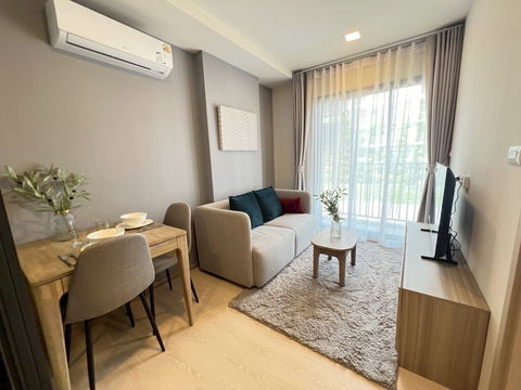 Base rise condo ภูเก็ต ให้เช่าราคาถูก ห้องใหม่สวย ตึกด้านหน้า