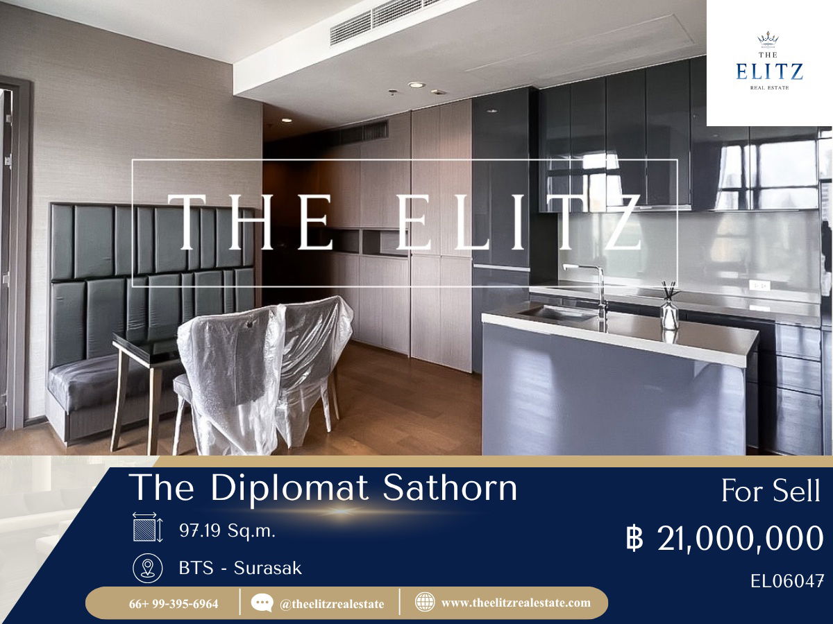 รูป ✨ ห้องที่คุณตามหา The Diplomat Sathorn อย่าเพิ่งตัดสินใจ ถ้ายังไม่ได้ดูห้องนี้ ✔ - รูปที่ 1/17
