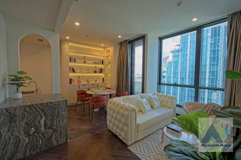 รูป 🔼🔽 AccomA 📩 Fully Furnished 2 BR Condominium @The Esse Sukhumvit 36 (AA41918) - รูปที่ 1/9