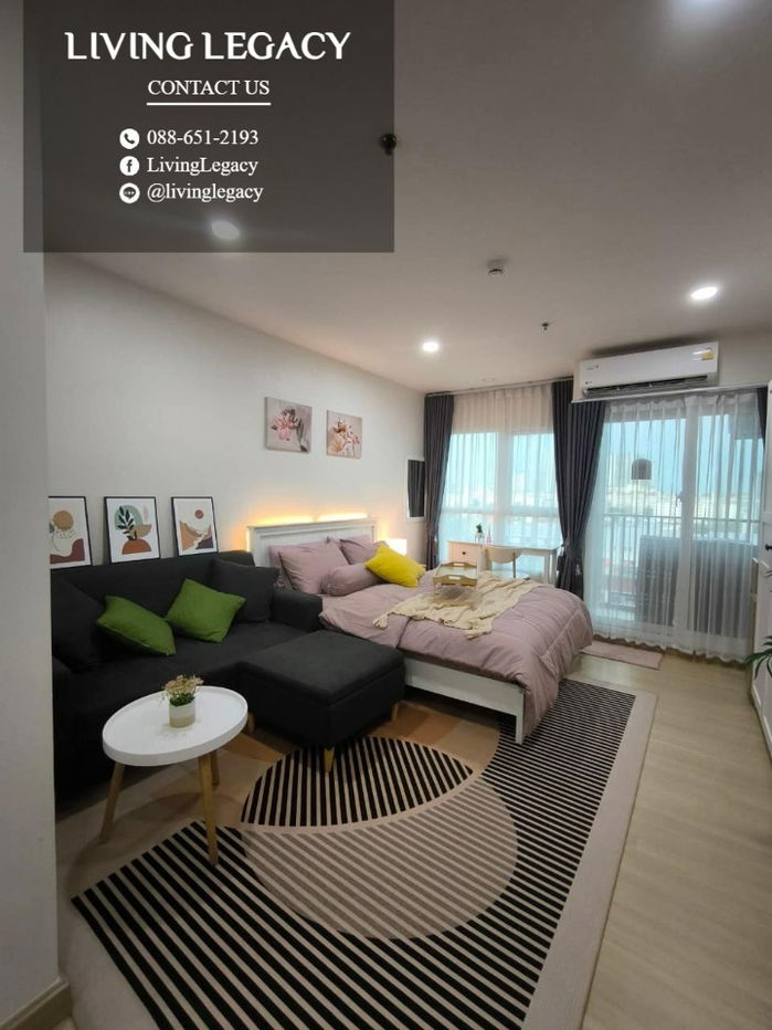 รูป LWZO59V6 ให้เช่าคอนโด Supalai Veranda Ramkhamhaeng 28.04 ตร.ม. ชั้น 7 ตึก C line id : @livinglegacy - รูปที่ 8/9
