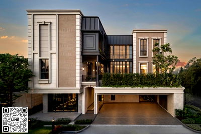 Houses for sale Prasert Manukit Road : 📲Line ID @556ryccg 🏡Luxury Pool Villa 806 SqM with Swimming pool & Elevator 4 Bedroom 1 Maid room SMYTH’S Kaset-Nawamin, Prasertmanukit Road