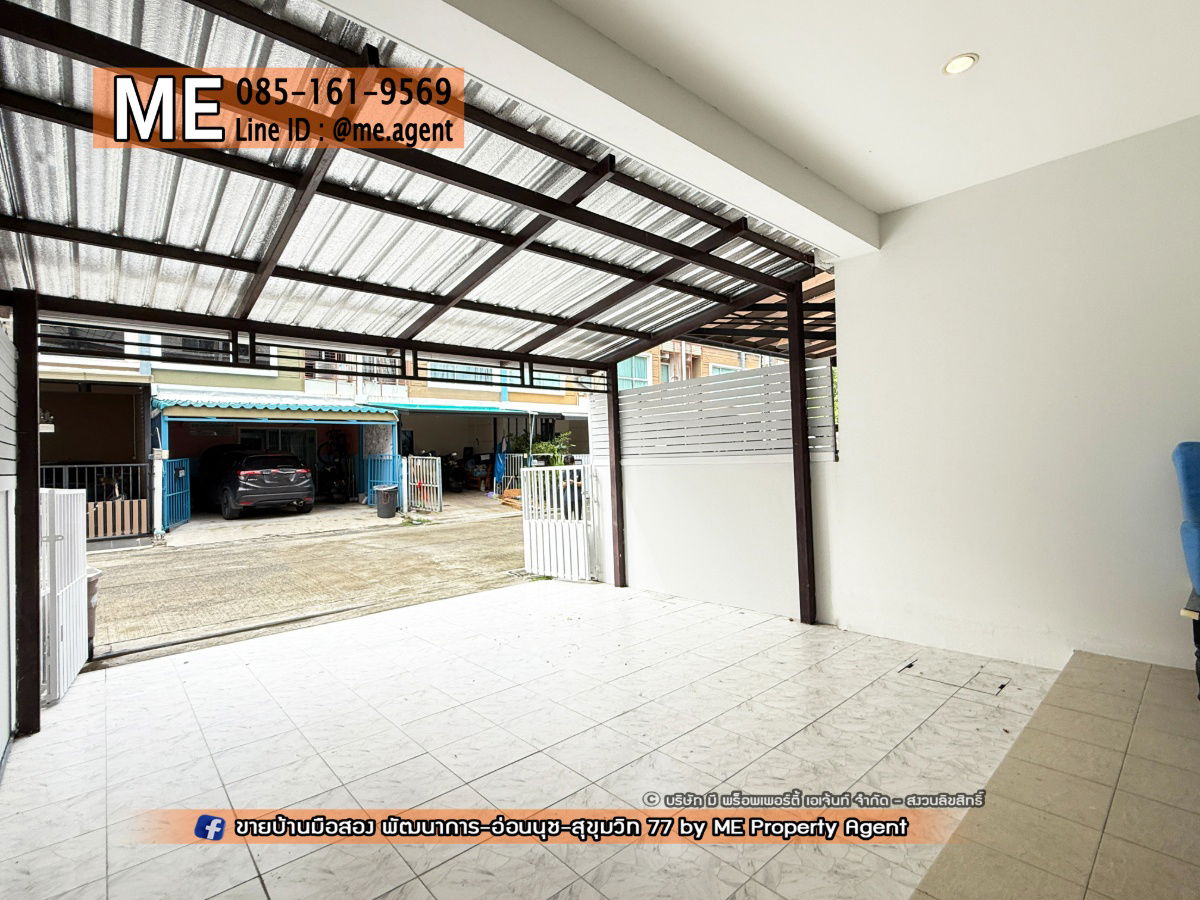 picture sale 3-storey townhouse Villette City Ready to move in. New CBD, only 15 minutes to Ekkamai - Thonglor - Sukhumvit. Call 064-9549619 (TC50-19) - 3/27
