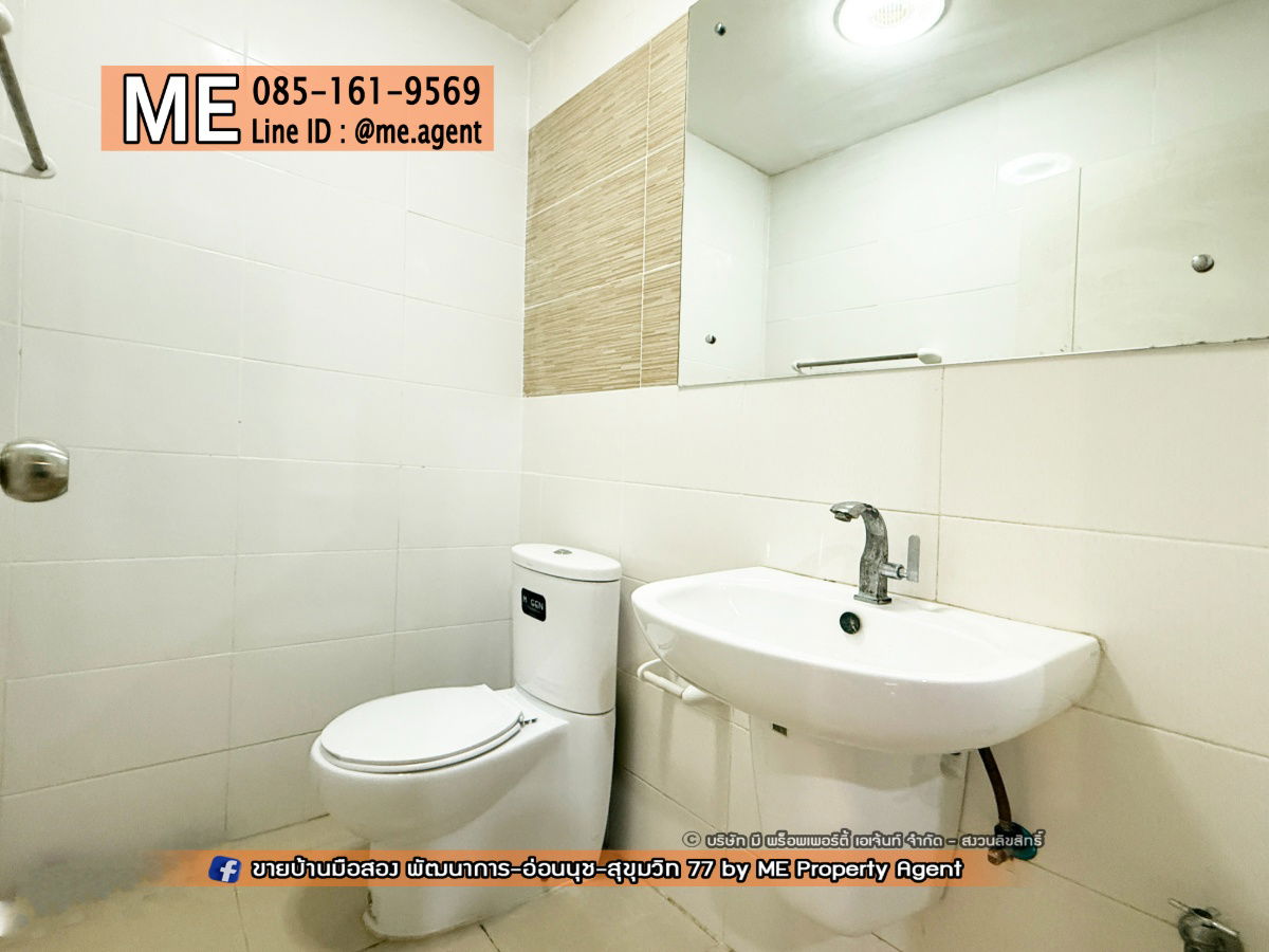 picture sale 3-storey townhouse Villette City Ready to move in. New CBD, only 15 minutes to Ekkamai - Thonglor - Sukhumvit. Call 064-9549619 (TC50-19) - 27/27