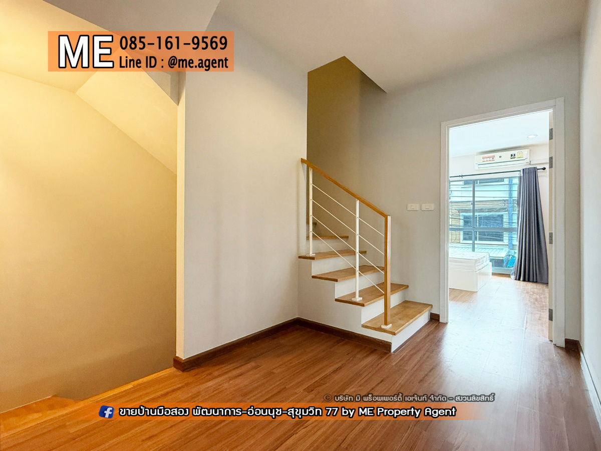 picture sale 3-storey townhouse Villette City Ready to move in. New CBD, only 15 minutes to Ekkamai - Thonglor - Sukhumvit. Call 064-9549619 (TC50-19) - 13/27