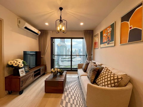 🟢For Rent🟢Life One Wireless, beautiful room, fully furnished, 📱ADD LINE @nathong97 (reply ⚡ 24 Hr) P562