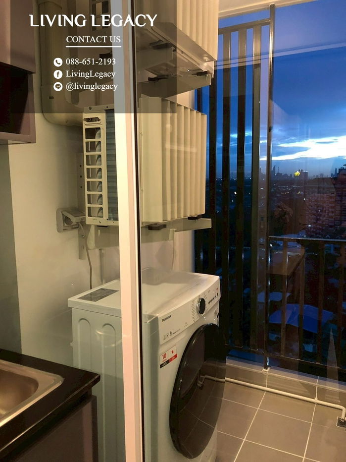 picture SX9QID Condo For Rent Regent Home Bangna 28 Sq.M. Floor 17 Building B line id : @livinglegacy - 9/12
