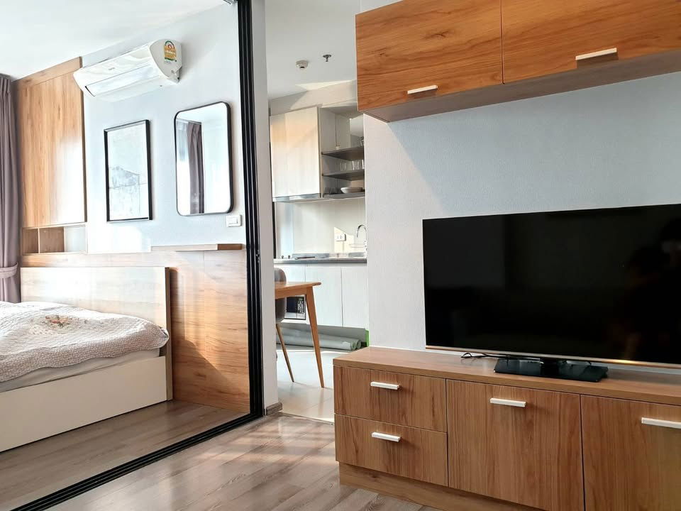 picture WS1562 🏢 For rent THE BASE PARK WEST SUKHUMVIT 77, good location, just 10 minutes walk to BTS On Nut, only 15,500 baht/month. - 9/13