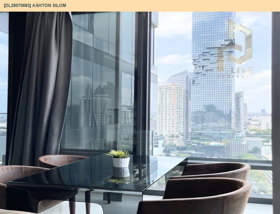 picture DL25070683 Condo for rent, Ashton Silom near BTS Chong Nonsi, ready to move in, call urgently 0656133286 LineID @534wlwof - 2/11
