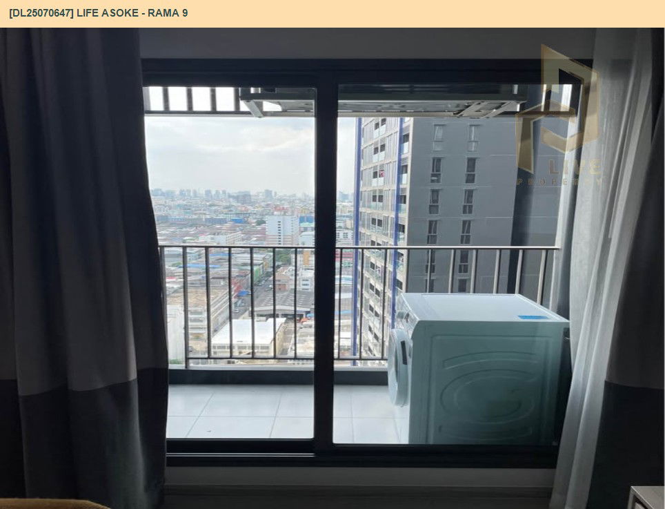 picture DL25070647 Condo for rent, Life Asoke - Rama 9 near MRT พระราม 9, ready to move in, call urgently 0656133286 LineID @534wlwof - 7/8