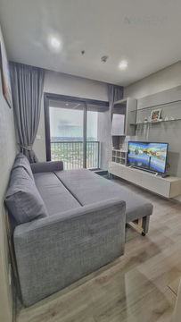 🚩 For Sell Condo THE POLITAN RIVE Building 1, Floor 44,2 bed room, Room size 52 sqm