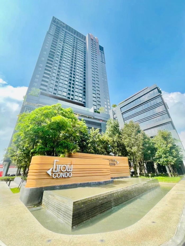 รูป ‼️ให้เช่าคอนโดใหม่‼️ ตกแต่งพร้อมอยู่ 🏬  Grow รัตนาธิเบศร์ - ทำเลดีติดถนนใหญ่ 🚆  ติดรถไฟฟ้า 0 เมตร MRTไทรม้า(สายสีม่วง)เชื่อมต่อสถานีเตาปูน - รูปที่ 42/42