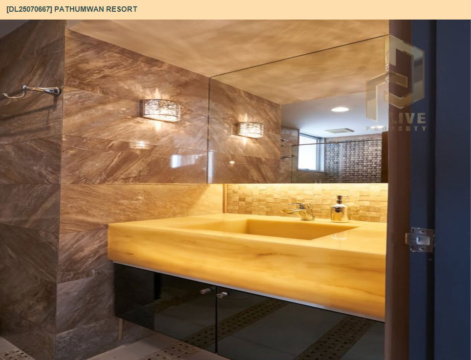 รูป MDL25070667 ให้เช่าคอนโด ปทุมวัน รีสอร์ท (Pathumwan Resort) ใกล้ BTS พญาไท พร้อมเข้าอยู่ โทรด่วน 0638692663 LineID @534wlwof - รูปที่ 6/9