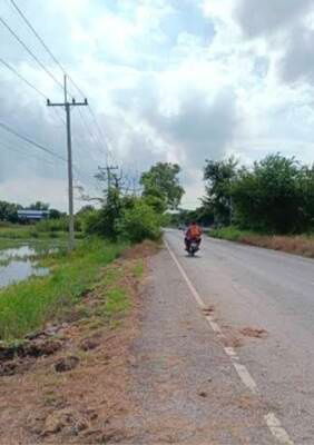 รูป ขายด่วน ที่ดินเปล่า จ.นครนายก คลอง22 ขนาด 310 ตรว. พื้นที่ติดกัน - รูปที่ 2/3