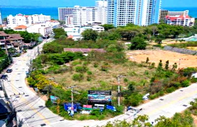 Land for sale Srinakharinwirot University Prasanmit Campus : Land for sale, Pattaya, Khao Phra Tamnak, size 1 rai 52 sq wa, sea view