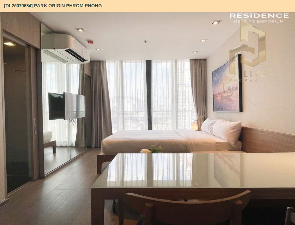 picture DL25070684 Condo for rent, PARK ORIGIN PHROM PHONG near BTS Phrom Phong, ready to move in, call urgently 0656133286 LineID @534wlwof - 4/8