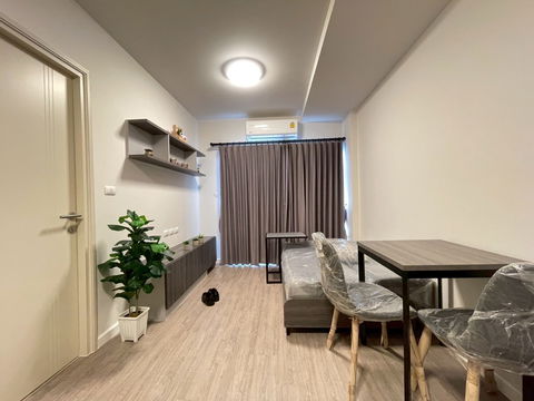 D Condo Rin ให้เช่า 12,000 บาท/เดือน 🛏️ คอนโด 1 ห้องนอน #ติดเซ็นทรัลเฟสฯ ว่างพร้อมอยู่ 2 ส.ค.