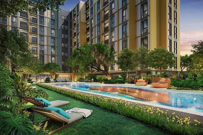 รูป Base rise condo ภูเก็ต ให้เช่าราคาถูก ห้องใหม่สวย ตึกด้านหน้า - รูปที่ 9/13