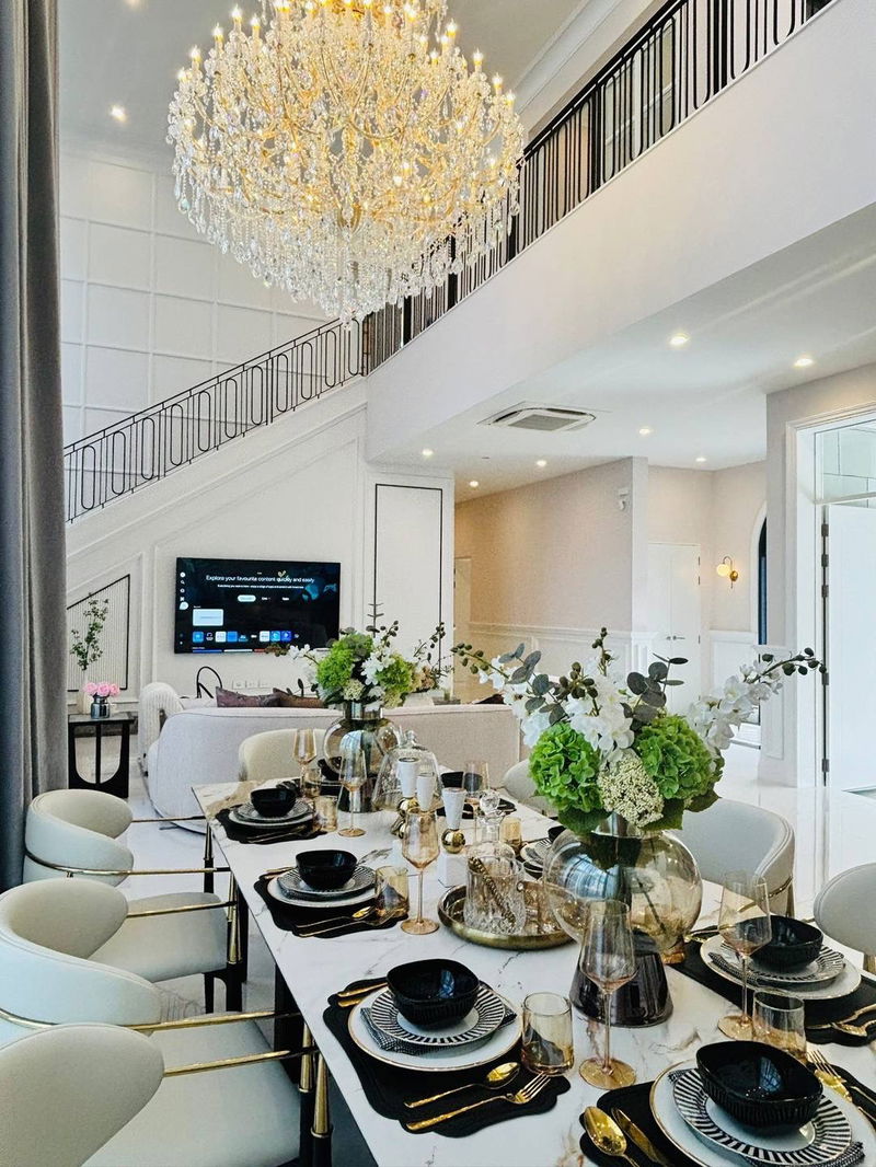 ขายบ้านเดี่ยว : ขายบ้านเดี่ยวในโครงการนาราสิริ กรุงเทพกรีฑา ตกแต่งสวย เหมาะแก่การลงทุนอย่างยิ่ง