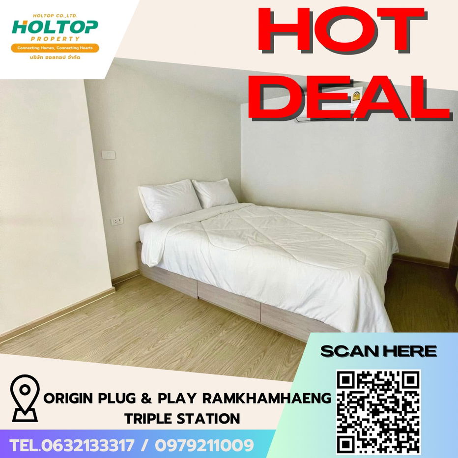 picture #R5242 Condo for rent Origin Plug & Play Ramkhamhaeng Triple Station  - 1/14