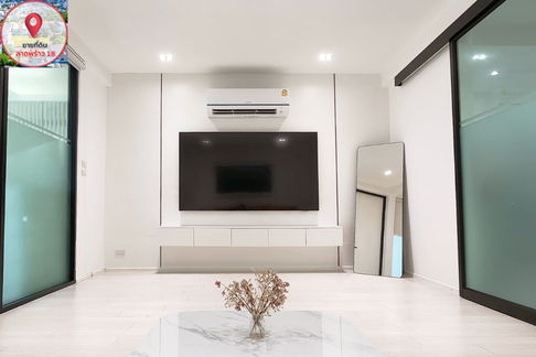 🟢For Sale🟢Empty land 294 sq.w. Lat Phrao 18 near MRT, beautiful house, fully furnished📱ADD LINE @nathong97 (reply ⚡ 24 Hr) P591