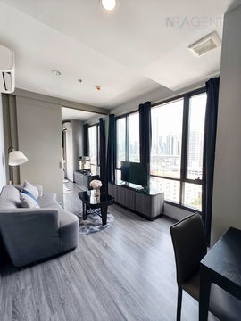 🚩 For Rent Condo IDEO MOBI RANGNAM Building 1, Floor 14,1 bed room, Room size 35 sqm