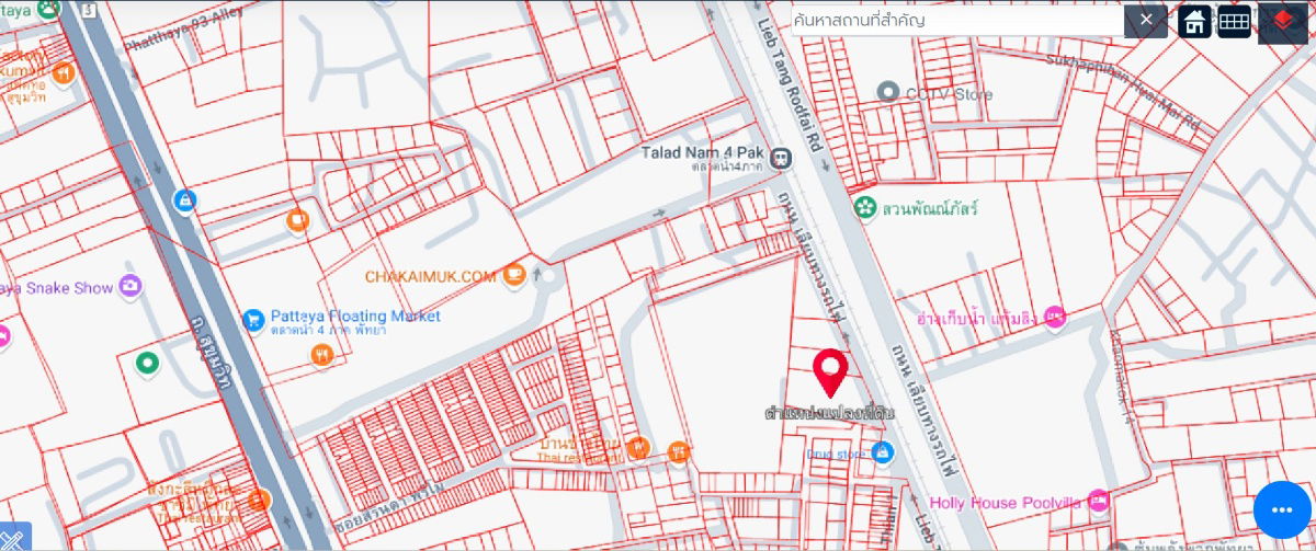 picture Beautiful land for sale, 2 rai, 1 ngan, 68 square wa, next to the 4 Regions Floating Market, Pattaya, next to the railway road, price 59,290,000.- - 2/4