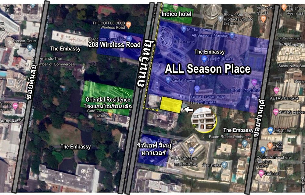 picture Rent space on Witthayu Road behind Rolex Watch Center - 18/19